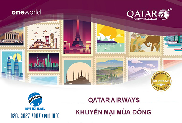 Khuyến mại mùa Đông siêu hấp dẫn từ Qatar Airways